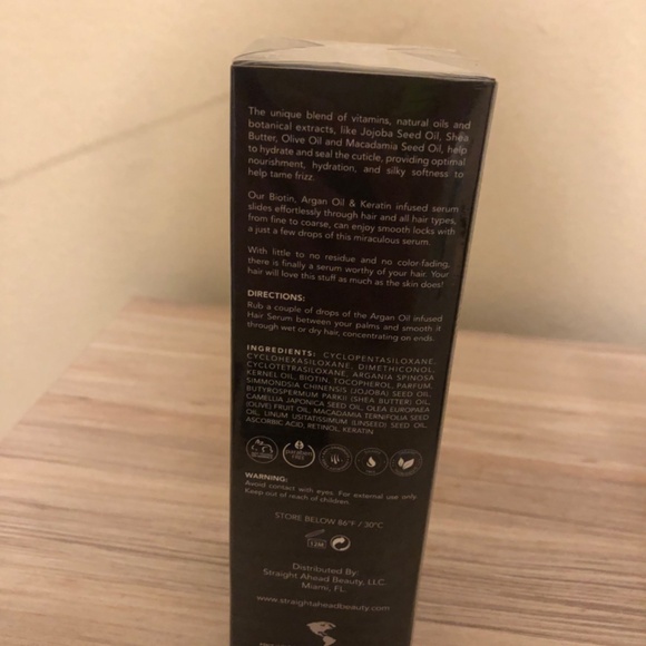 NEW In Box Straight Ahead Shampoo, Conditioner and Hair Serum - Picture 5 of 8